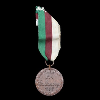 Lot 195 - A PDSA Dickin medal awarded to the homing...