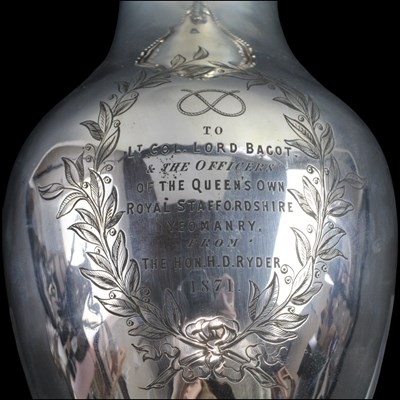 Lot 1043 - A George III silver claret jug or ewer, of...