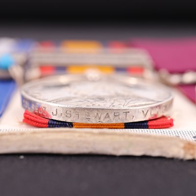 Lot 87 - An Egypt medal with two clasps, a Queen's...