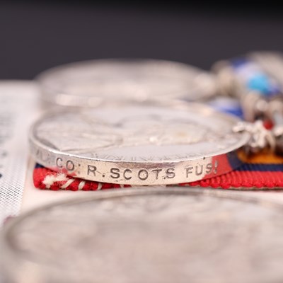 Lot 87 - An Egypt medal with two clasps, a Queen's...