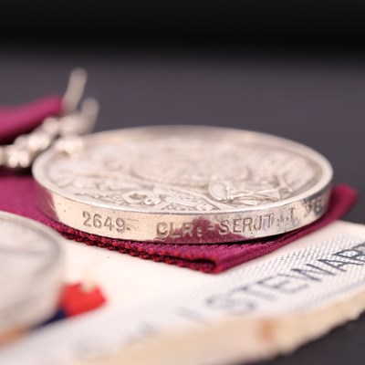 Lot 87 - An Egypt medal with two clasps, a Queen's...