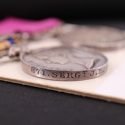 Lot 89 - A South Africa medal with 1877-8-9 clasp and a...