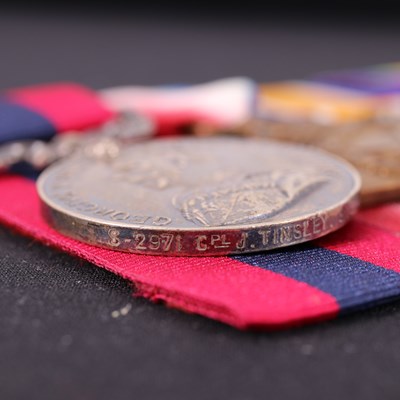 Lot 125 - A Distinguished Conduct Medal, 1914-15 Star,...