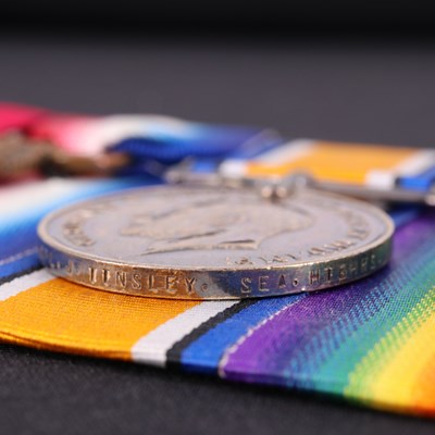 Lot 125 - A Distinguished Conduct Medal, 1914-15 Star,...