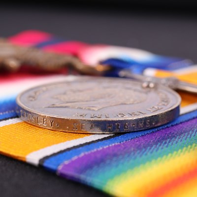 Lot 125 - A Distinguished Conduct Medal, 1914-15 Star,...