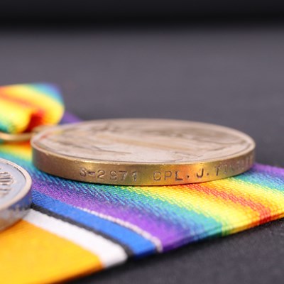 Lot 125 - A Distinguished Conduct Medal, 1914-15 Star,...