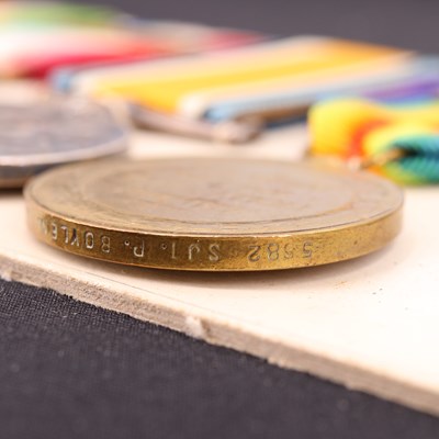 Lot 130 - A Boer War and Great War gallantry, campaign...