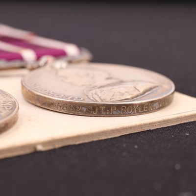 Lot 130 - A Boer War and Great War gallantry, campaign...