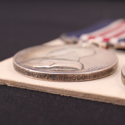 Lot 130 - A Boer War and Great War gallantry, campaign...