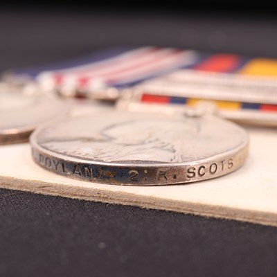 Lot 130 - A Boer War and Great War gallantry, campaign...