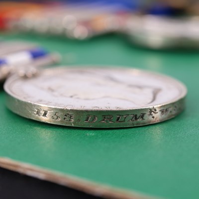 Lot 172 - An Egypt medal with five clasps, Khedive's...