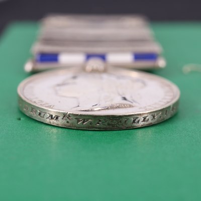 Lot 172 - An Egypt medal with five clasps, Khedive's...