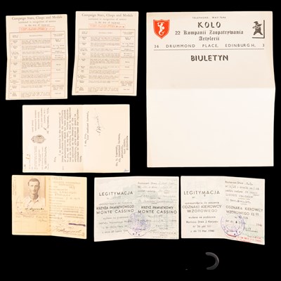Lot 177 - A Free Polish Army gallantry, campaign,...