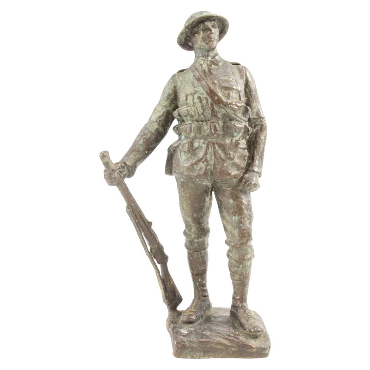 Lot 1259 - John Tweed (1869-1933) Study of a Great War...