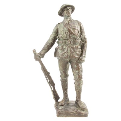Lot 1259 - John Tweed (1869-1933) Study of a Great War...