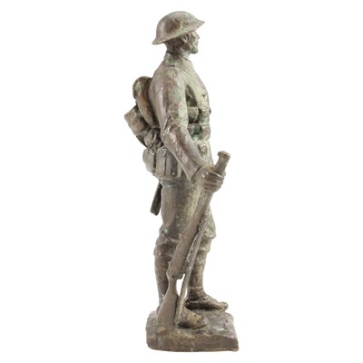 Lot 1259 - John Tweed (1869-1933) Study of a Great War...