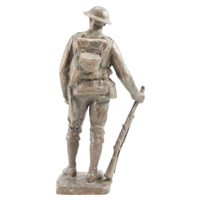 Lot 1259 - John Tweed (1869-1933) Study of a Great War...