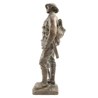 Lot 1259 - John Tweed (1869-1933) Study of a Great War...