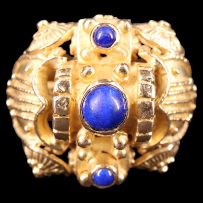 Lot 1282 - An impressive and substantial Greek lapis...