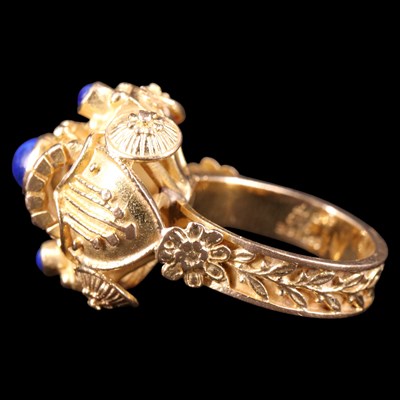 Lot 1282 - An impressive and substantial Greek lapis...
