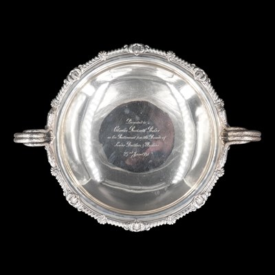 Lot 1143 - A George V silver Neo Classical table...