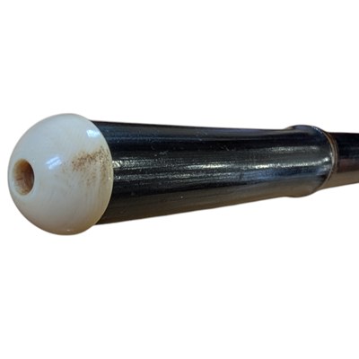 Lot 723 - A cased 19th Century opium pipe, accoutrements...