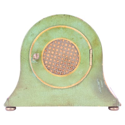 Lot 1522 - A George V Chinoiserie mantel clock, having an...