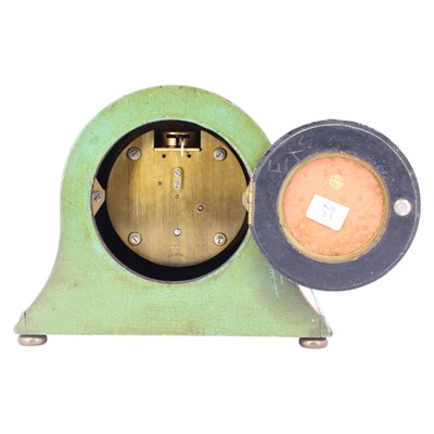 Lot 1522 - A George V Chinoiserie mantel clock, having an...