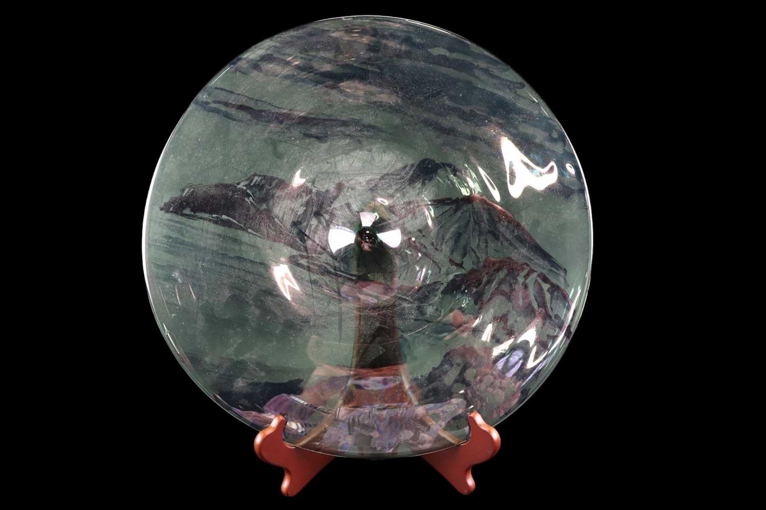 Lot 1290 - Charles Bray (1922 - 2012). A glass plaque...