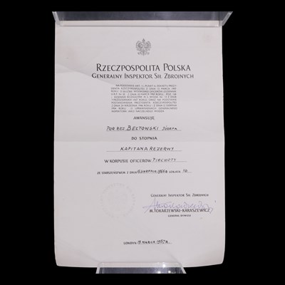 Lot 15 - A Free Polish Army decoration and campaign...
