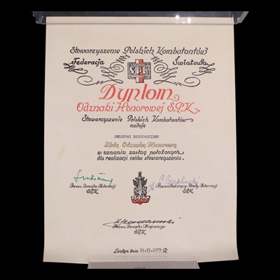 Lot 15 - A Free Polish Army decoration and campaign...