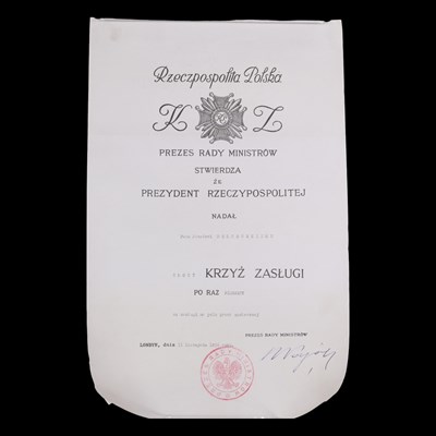 Lot 15 - A Free Polish Army decoration and campaign...