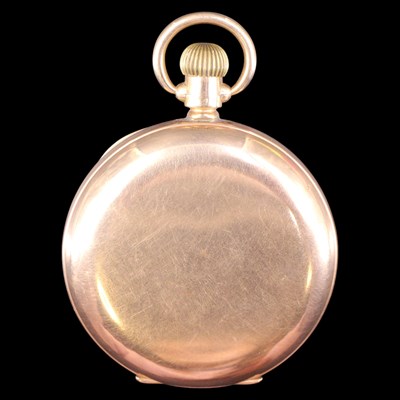 Lot 1517 - A 1920s Swiss Syren 9 ct gold hunter-cased...