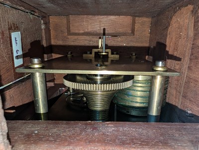 Lot 1526 - A 20th Century Smith's Astral mahogany office...
