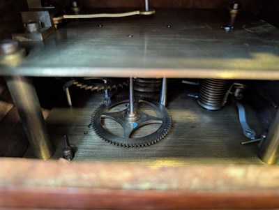 Lot 1526 - A 20th Century Smith's Astral mahogany office...