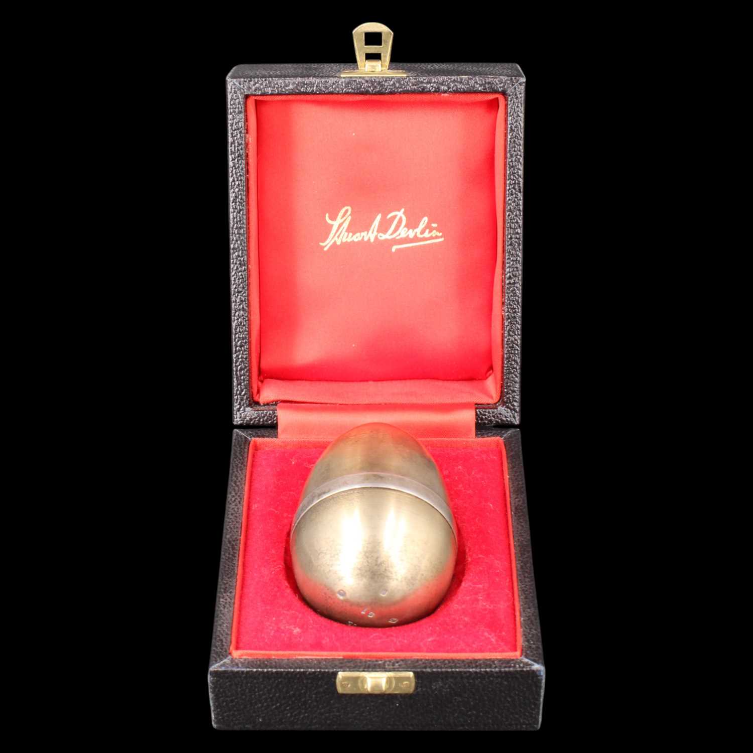 Lot 1155 - Stuart Devlin (1931-2018), a cased silver gilt...