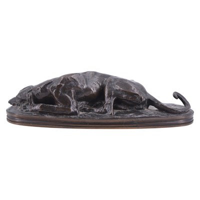 Lot 1561 - Antoine-Louise Barye (1796-1875), "Lévrier...