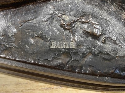 Lot 1561 - Antoine-Louise Barye (1796-1875), "Lévrier...