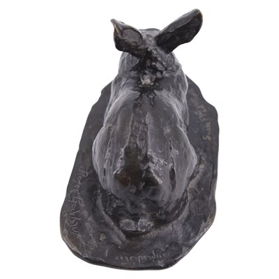 Lot 1562 - Roger Godchaux (French, 1878-1958), a rabbit...