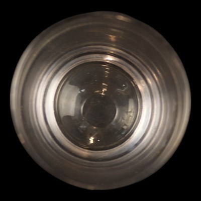 Lot 1048 - A Lowther family glass tumbler, of barrel form...