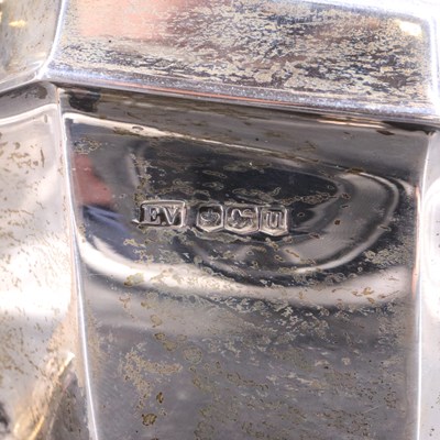 Lot 735 - A 1930s silver five-piece tea and coffee set,...