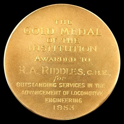 Lot 1107 - A cased Institution of Locomotive Engineers...