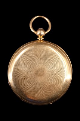 Lot 1275 - A Victorian 18 ct gold hunter pocket watch by...