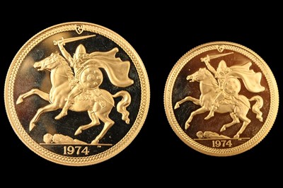 Lot 1122 - An Elizabeth II 1974 limited edition Isle of...