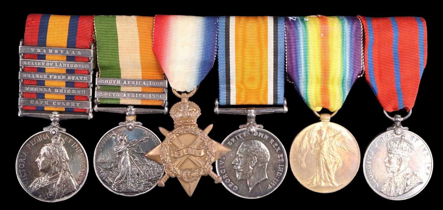 Lot 97 - Queen's and King's South Africa Medals...