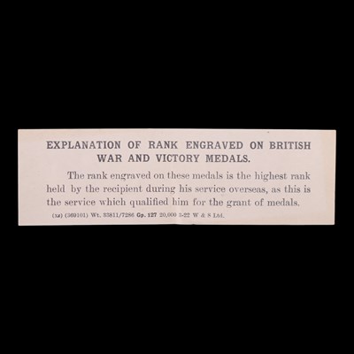 Lot 688 - A Great War Royal Flying Corps / RAF gallantry...