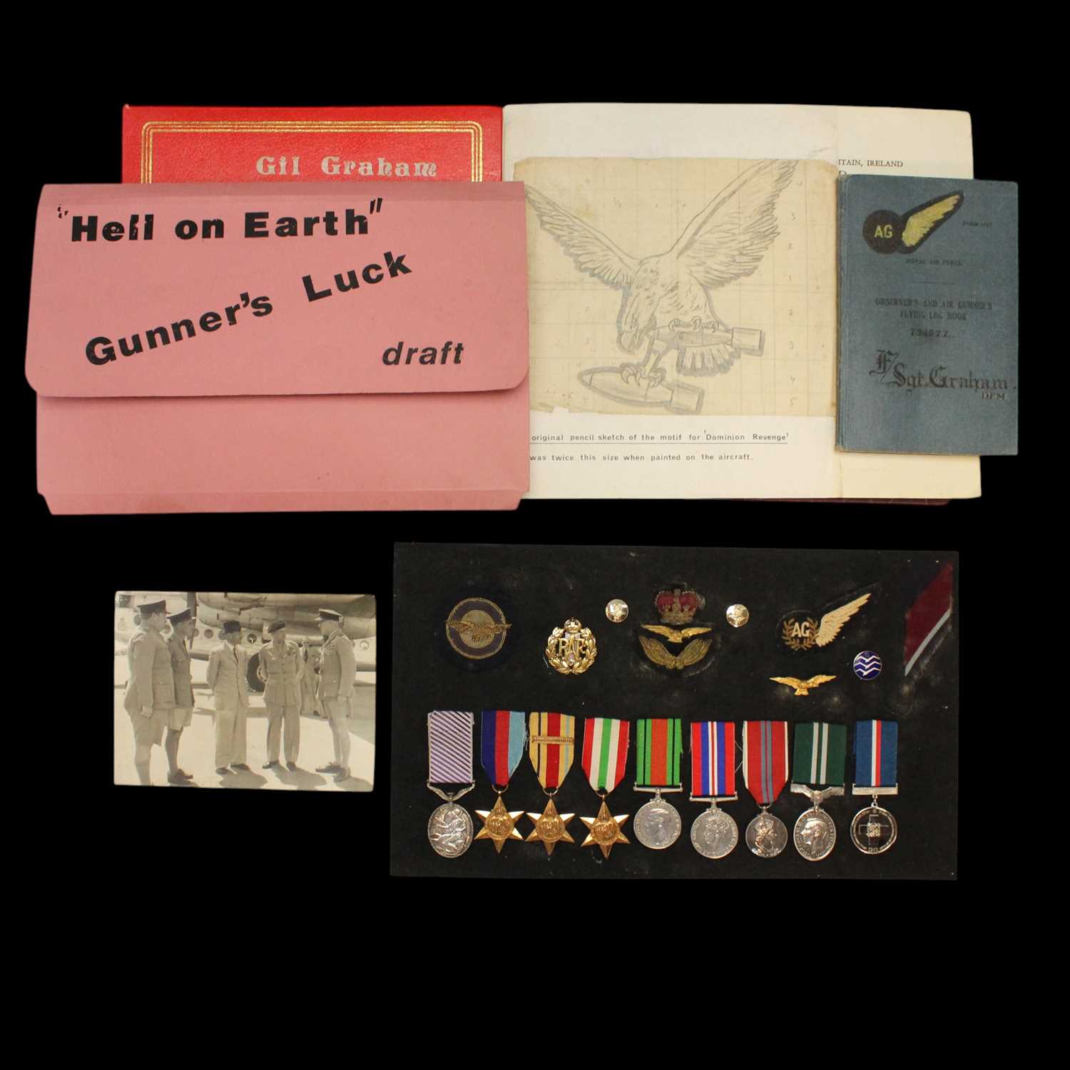 Lot 689 - A Second World War RAF Distinguished Flying...