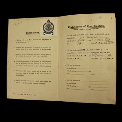 Lot 689 - A Second World War RAF Distinguished Flying...