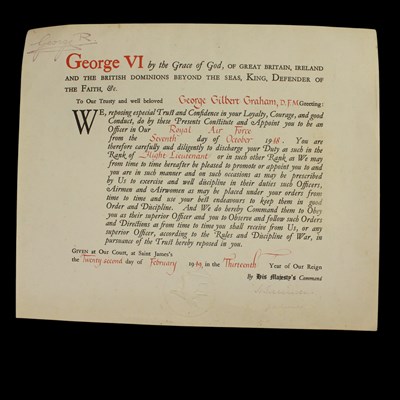 Lot 689 - A Second World War RAF Distinguished Flying...