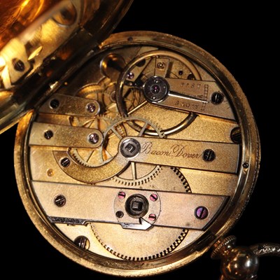 Lot 1917 - A Victorian 18 ct gold pocket or fob watch by...